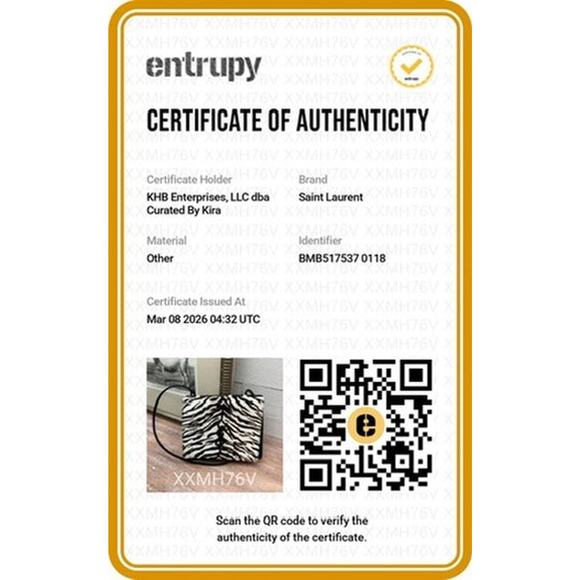 Saint Laurent Cassandra Calfhair Double Flap Bag - Picture 16 of 16